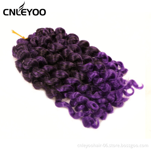 Light Brown Wand Curl Crochet Hair 10 Inch Short Jamaica Bounce Crochet Braids For Women